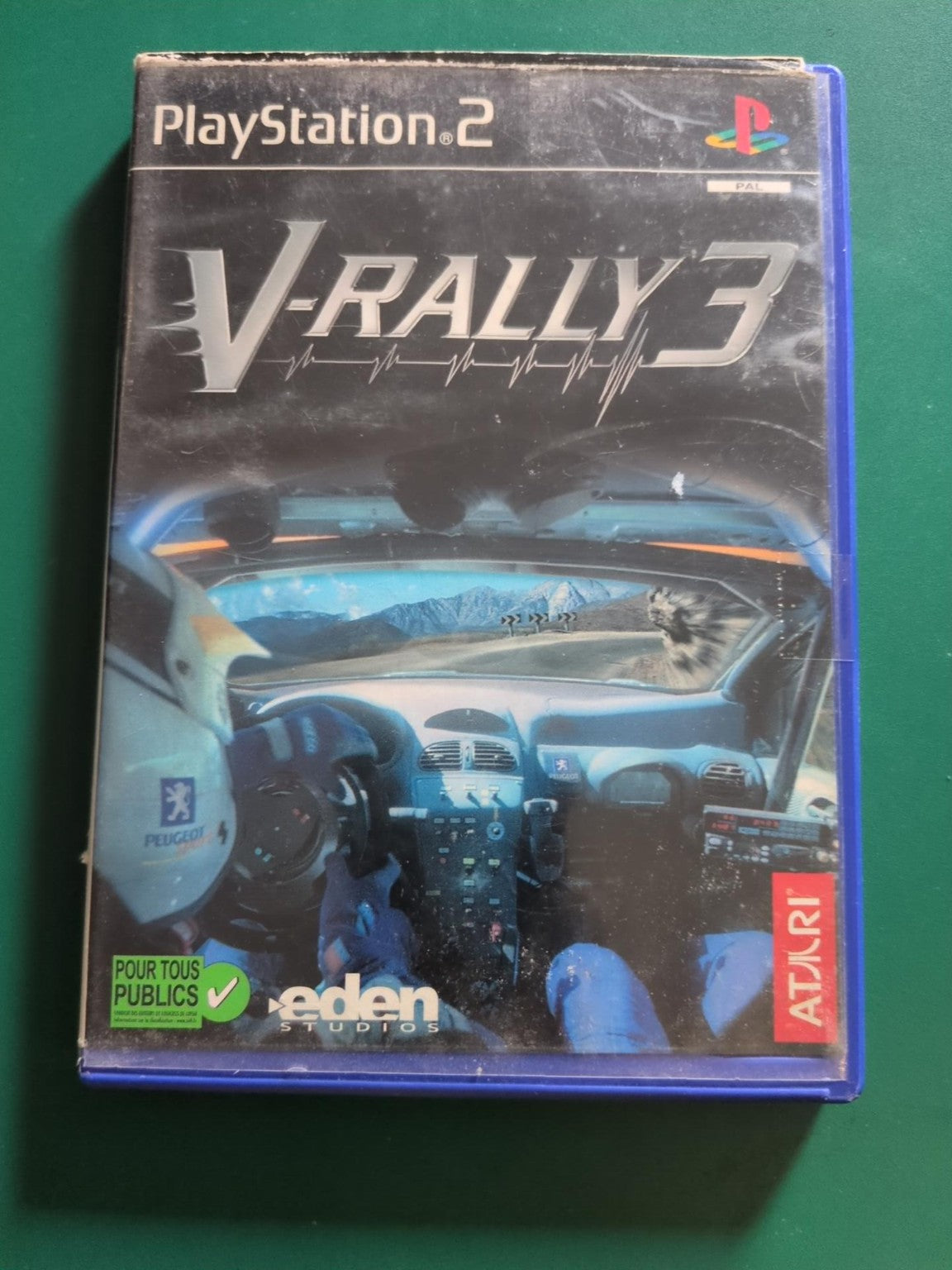 V-Rally 3 PS2 PAL - face avant