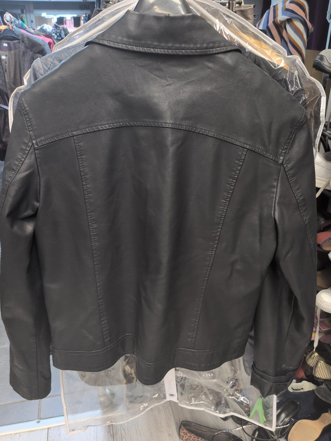 Veste femme noire Springfield style perfecto - dos