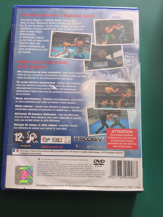 Victorious Boxers 2 Fighting Spirit PlayStation 2 PAL - dos